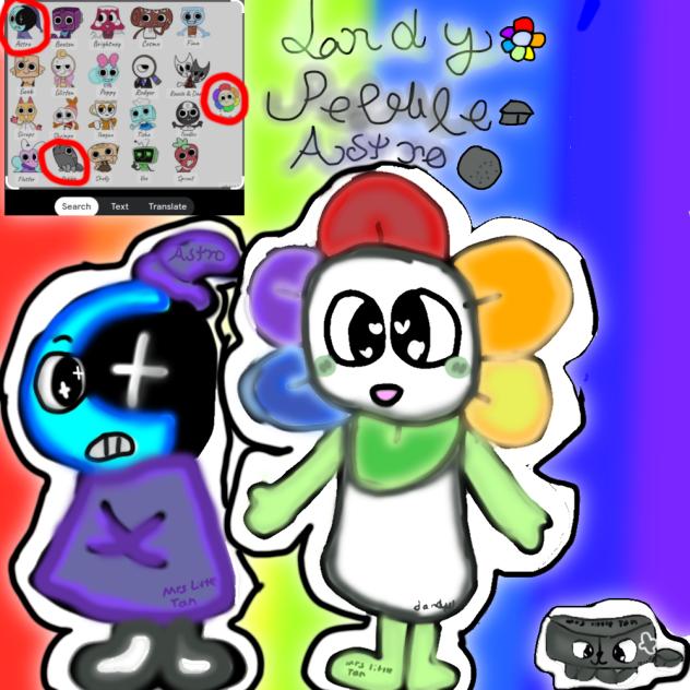 dandy, pebble and astro.