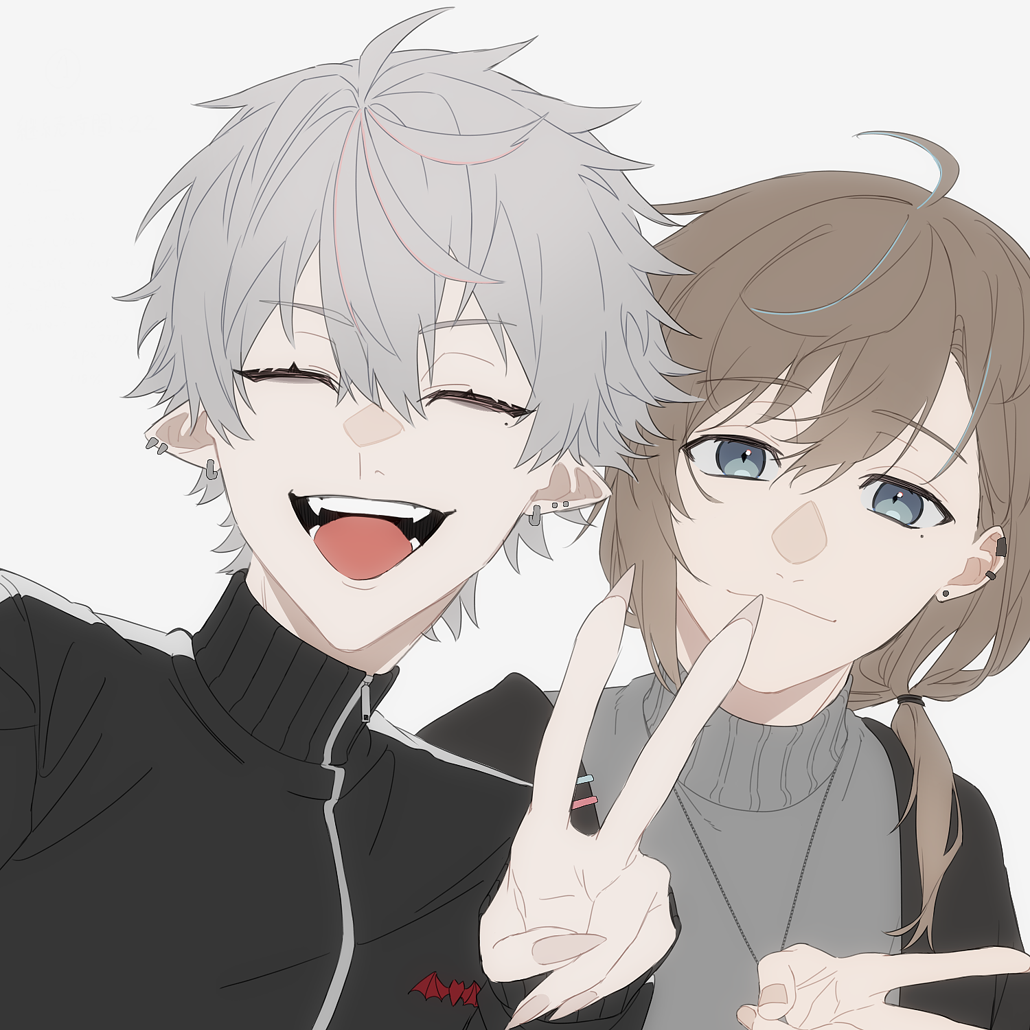 くろのわーるが笑ってるだけ - ibisPaint