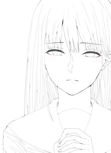 相思華　線画