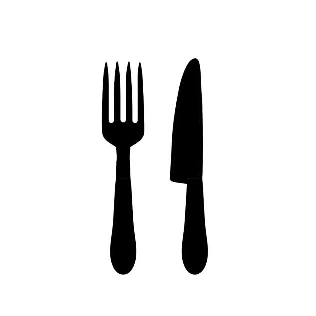 Fork and knife icon