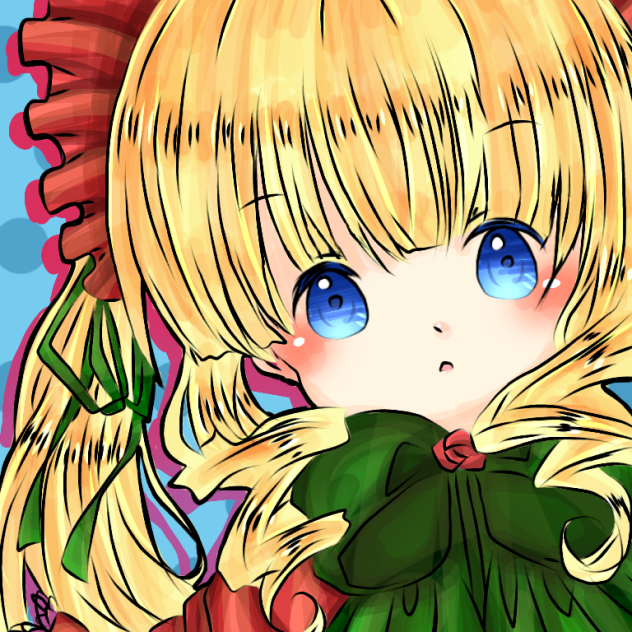 フリーアイコン用  真紅［ローゼンメイデン］