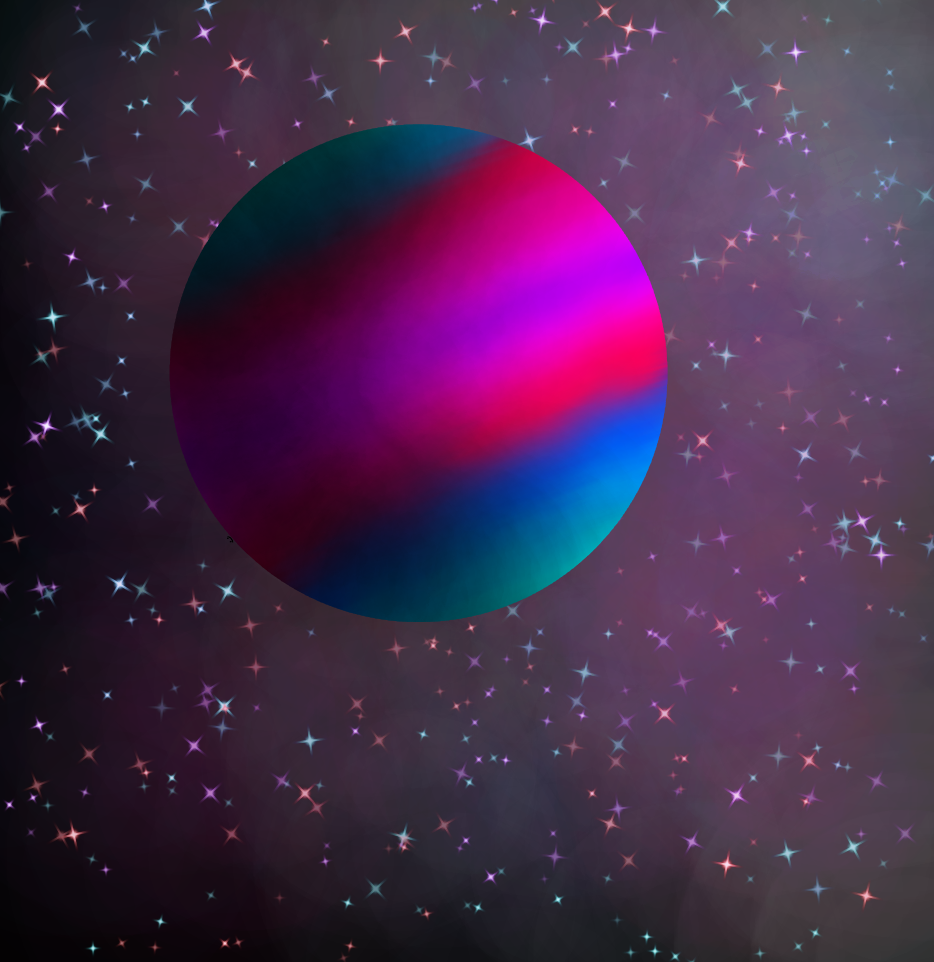 Purple planet - ibisPaint