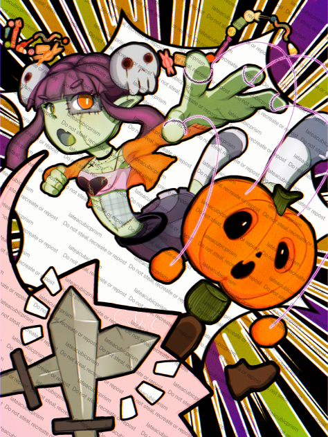 Vintage Zombie Girl ~✨