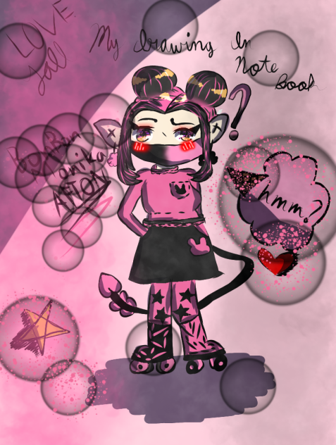 My drawing in Notebook - ibisPaint