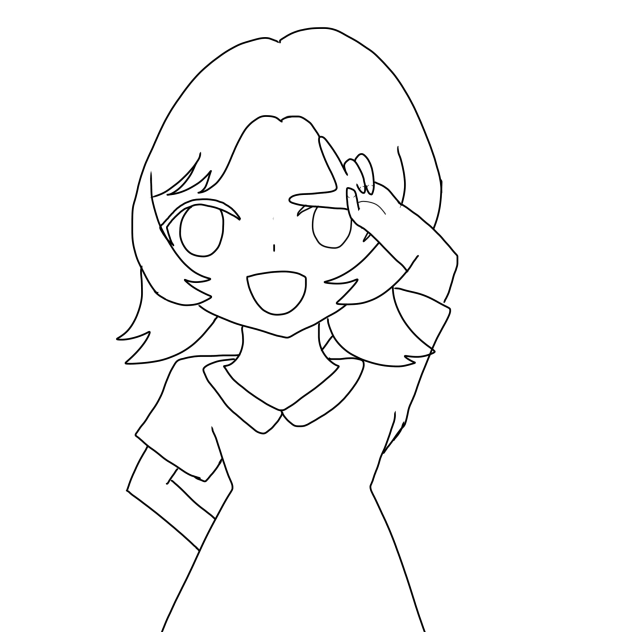 初めての線画
