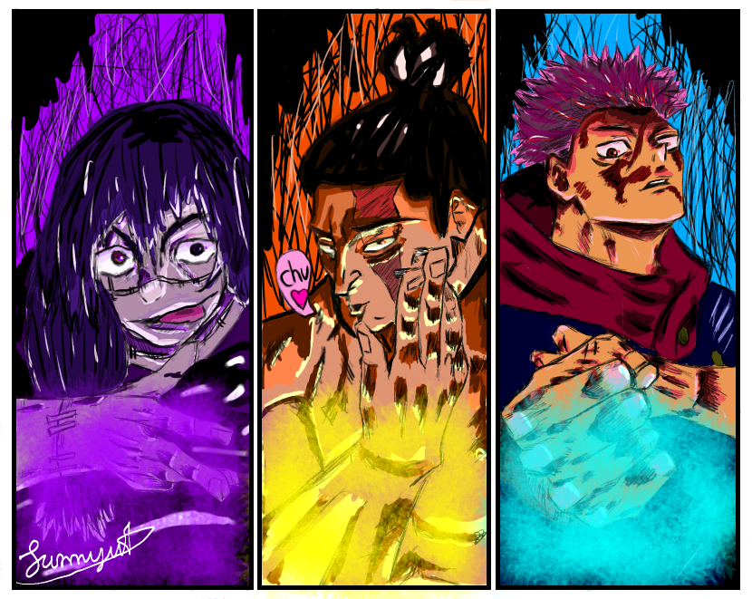 真人・東堂葵・虎杖悠仁 - ibisPaint