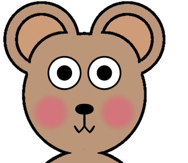 自分なりに改善点が見つかったのでくまのイラストを描きました