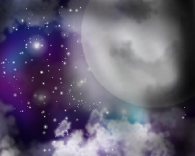 Purple phantom moon