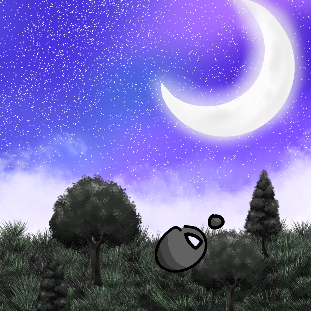 Just gazing at the stars - ibisPaint