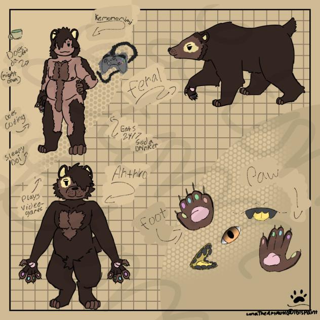Corven GluttonyXSloth (bear sloth)