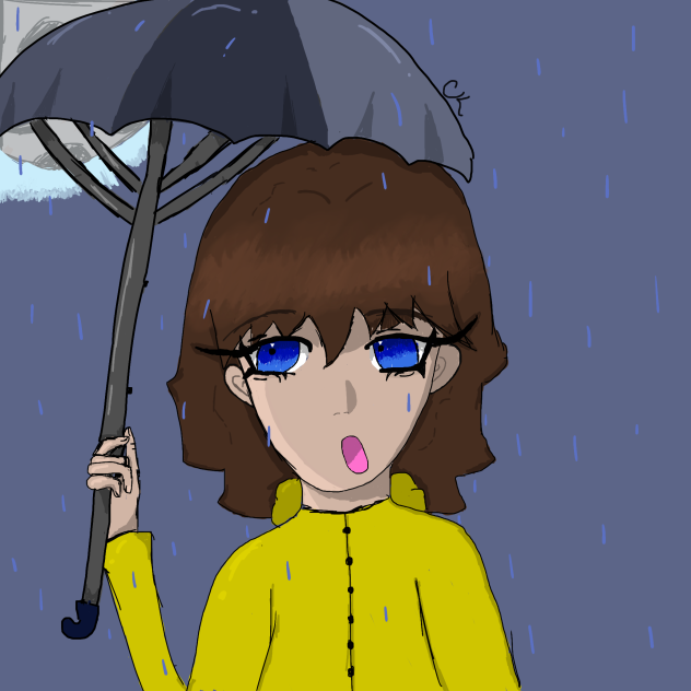 Moon under the rain - ibisPaint