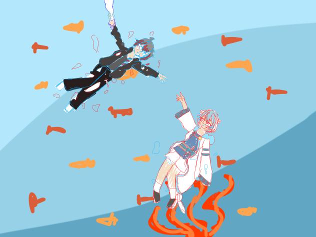 新規絵のラフ(のはず)