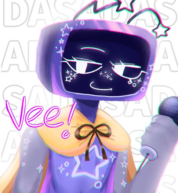 vee in outfit (I designed a bit)