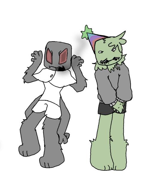 an old drawing of oc's