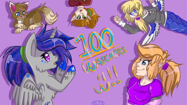 100 DeviantArt Watchers (Holy Hylia)