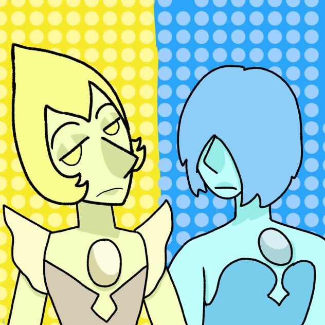 Yellow and Blue Pearl
