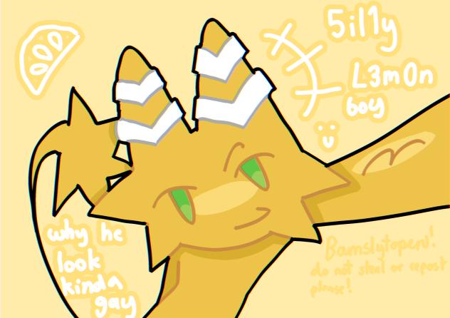 I highkey love his design 🍋