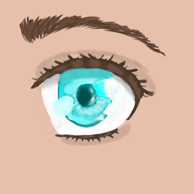 a eye