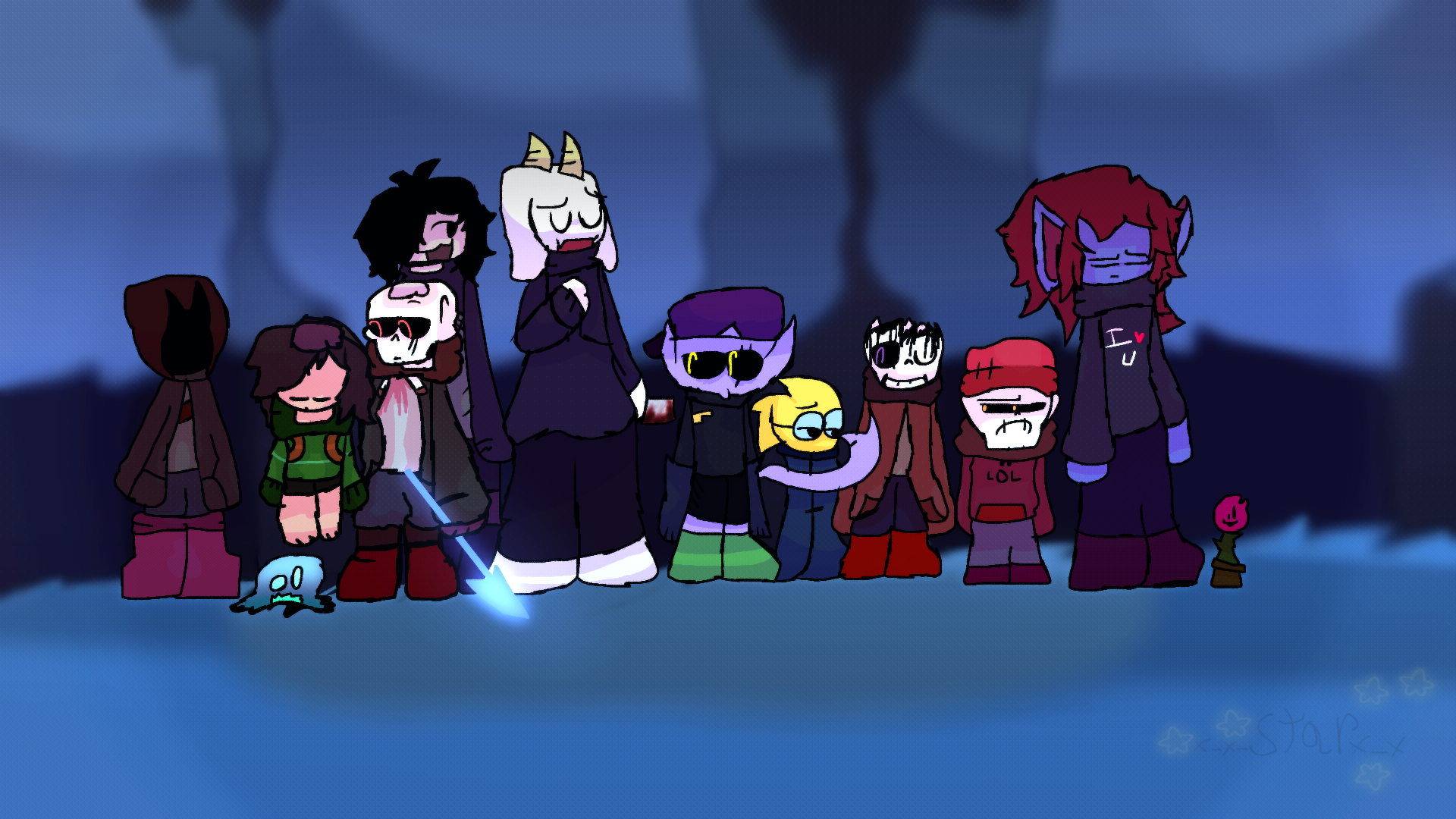 Funni undertale au moment - ibisPaint