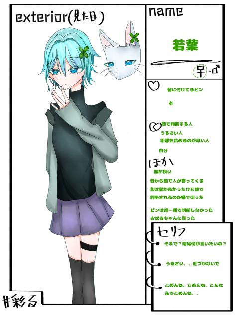 うどんちゃんのキャラ募