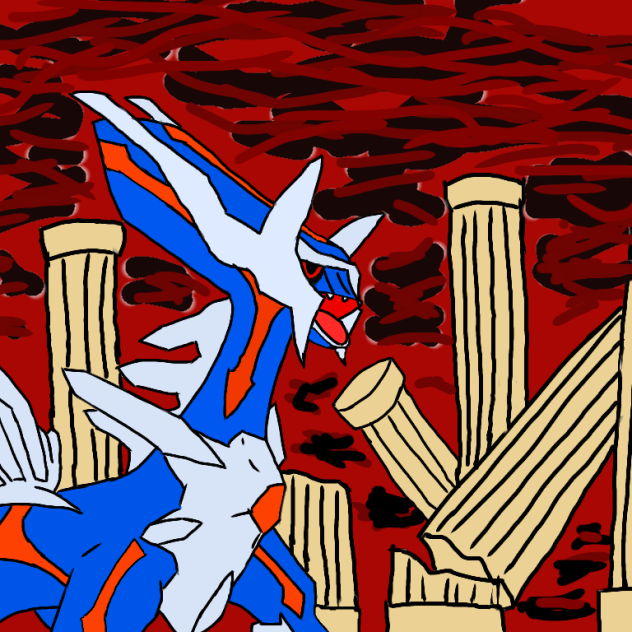 ラスボス 闇ディアルガ戦 Ibispaint