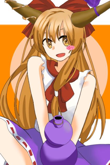 伊吹萃香　トッモの線画ver