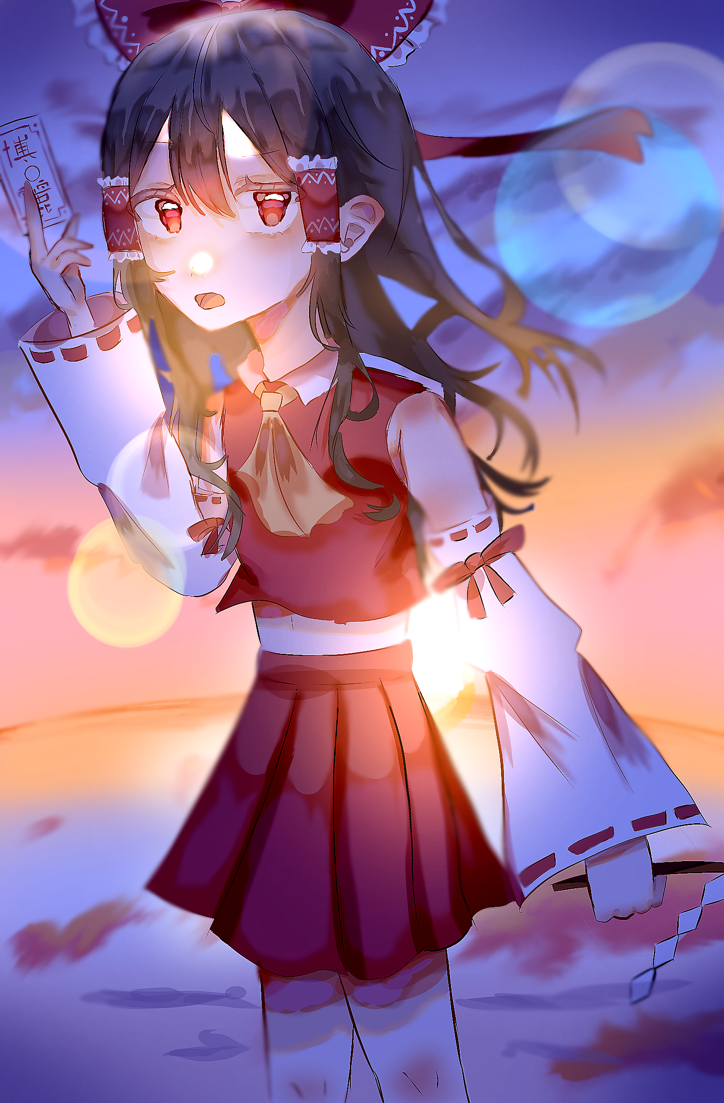 東方Project 博麗霊夢 ののこ先生 直筆サイン入り イラストフィルム トピックス】東方Projectの二次創作RPG『東方LostWord』より