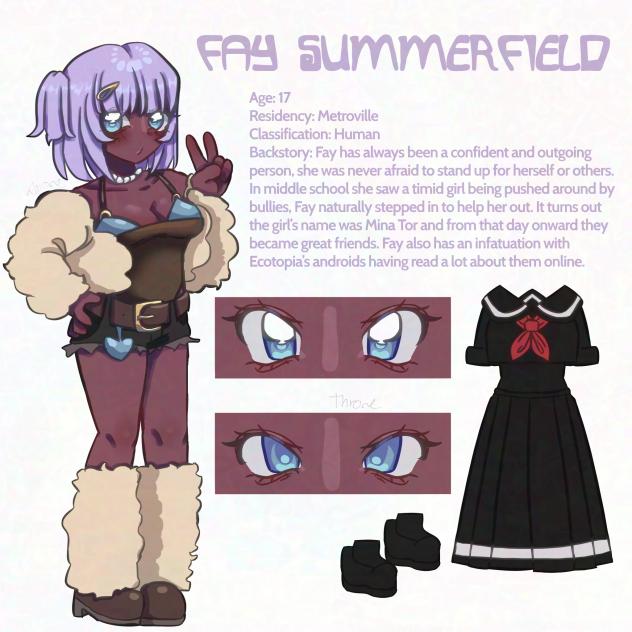 Fay Summerfield reference sheet