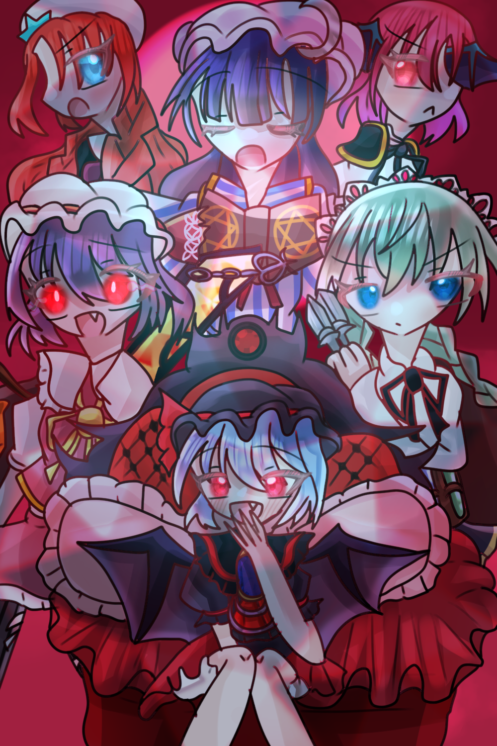 ぎやまん亭 東方 紅魔館ガラスアート 新品】【有償特典付き】東方