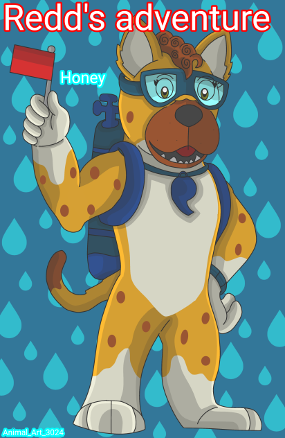 Aquatic exploter hyena Honey