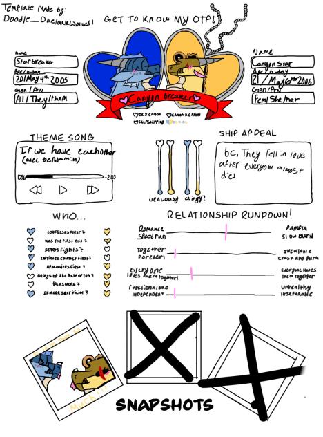 Yay canyonstar x Starbreaker