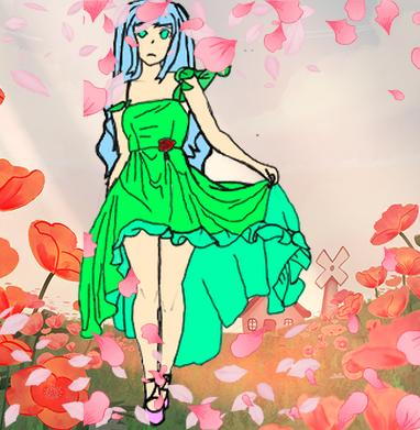 Lilac the rose godess