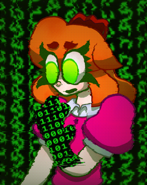 Elizabeth Glitching - ibisPaint