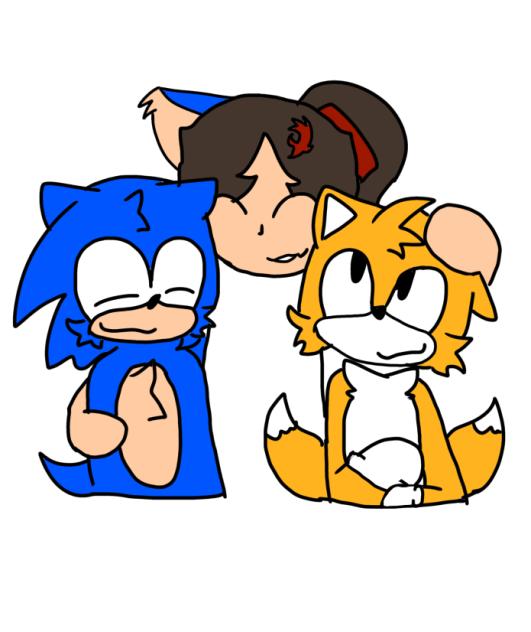 Sonic,tails,me