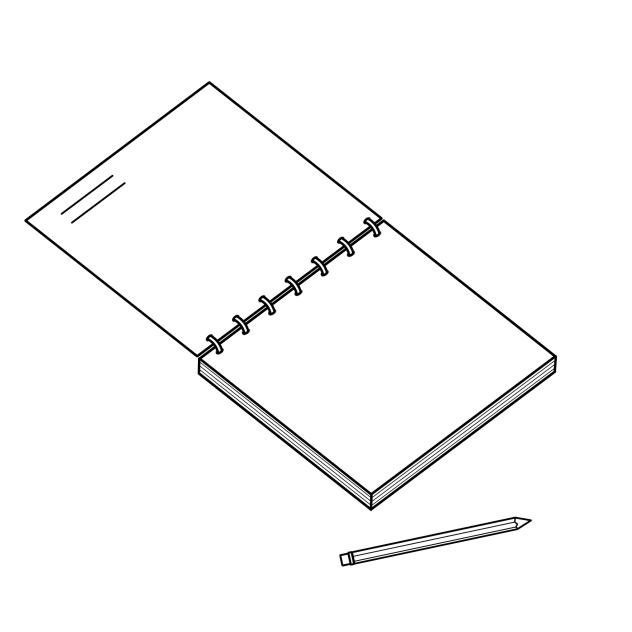 drawing book outline