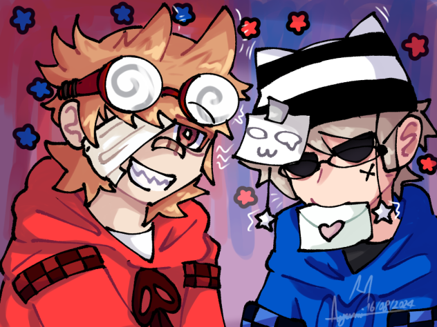 Tom and Tord in Doggo style