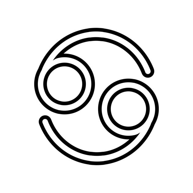 かに座♋のマーク
