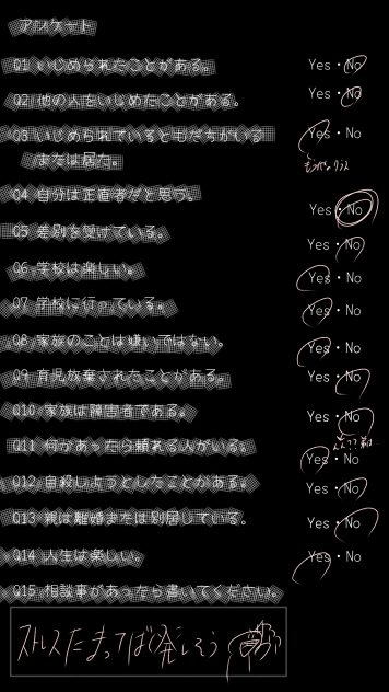 アンケート