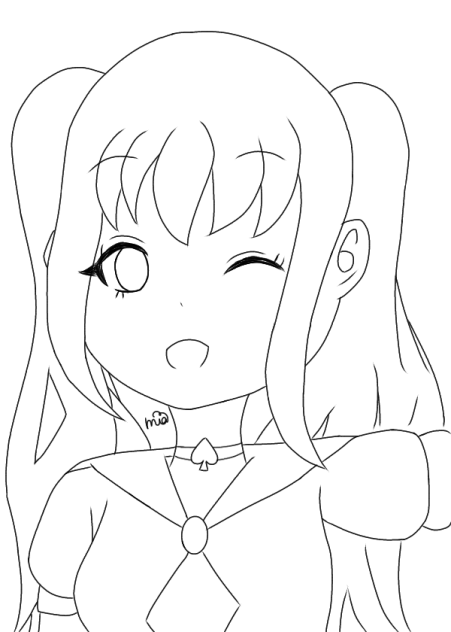 welcome to feat. Nana 線画