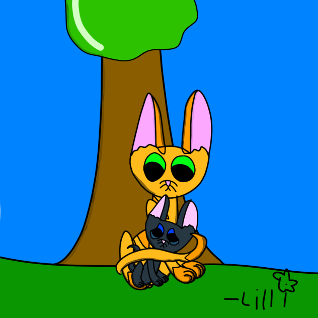 Sunfall and Bluepaw l Warrior cats