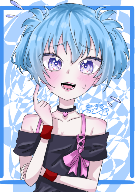 『似合うのかな～？💦』