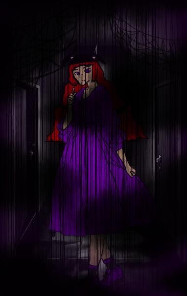 Bunny & the abandoned hallway