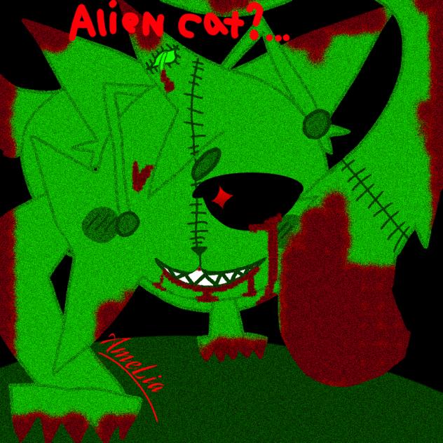 Nightmare Alien cat..
