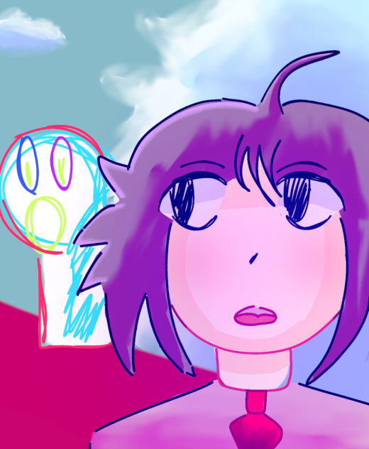 My 2 different type of art see eachother - ibisPaint