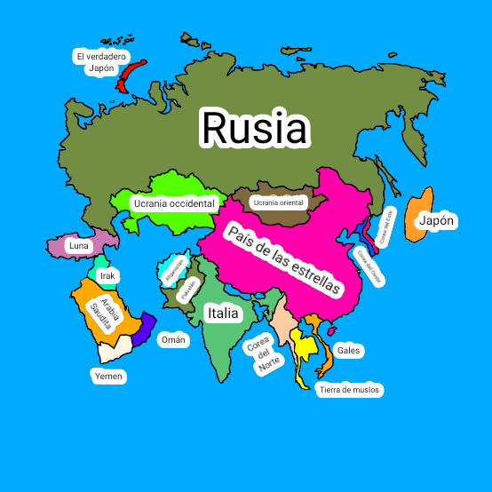 Asia según los estadounidenses