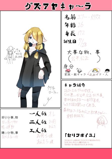 キャラ募だな！
