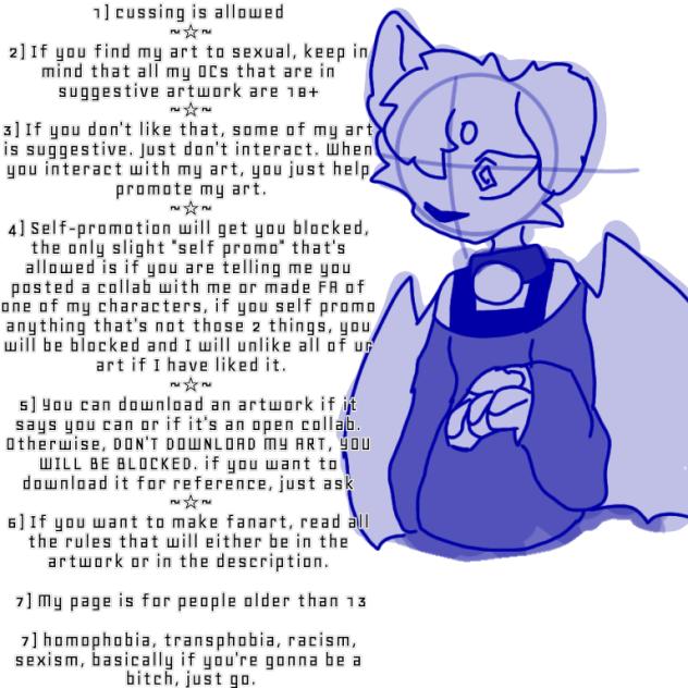 ⚠️《-Rules of my page-》⚠️