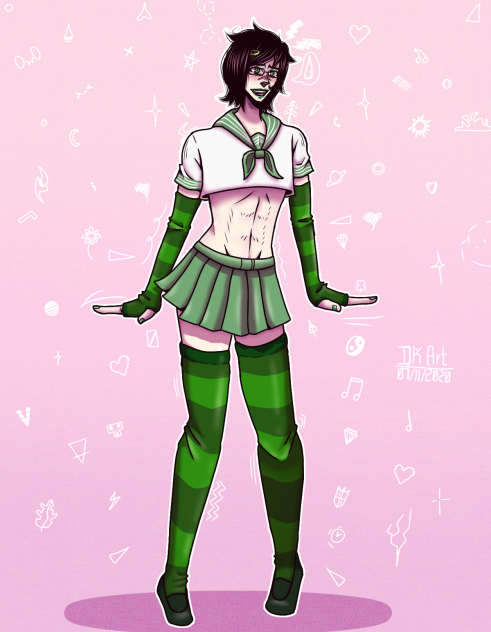 Uniforme Japonés (sombras detalladas)