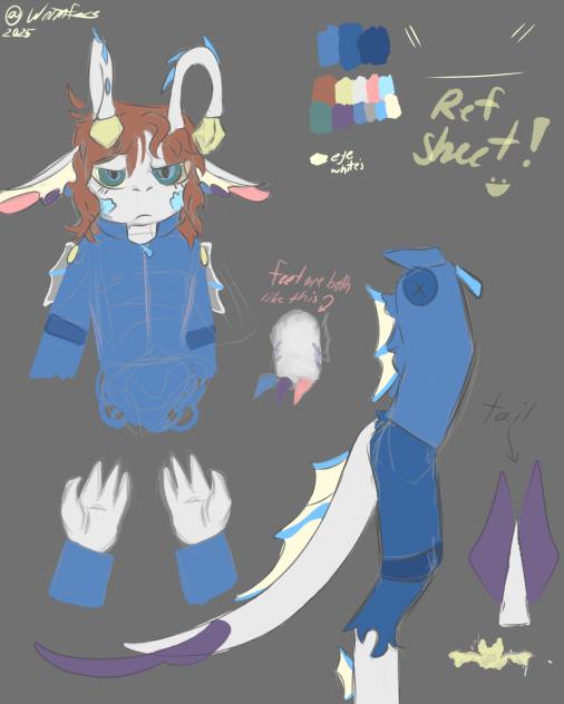 Reference sheet for my oc!