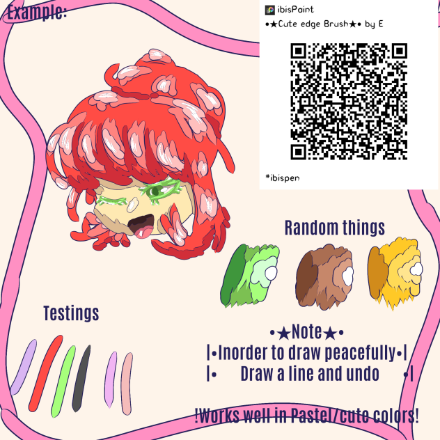 Cute edge brush ibisPaint